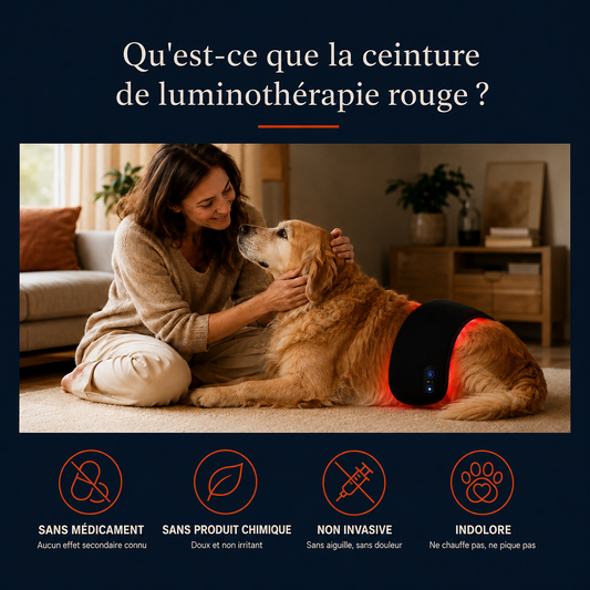 Qu'est-ce que la ceinture de luminothérapie rouge ? Sans médicament, non invasive, indolore