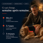 Résultats semaine après semaine : détente dès J+1, lever facilité à 7 jours, mobilité retrouvée à 14 jours